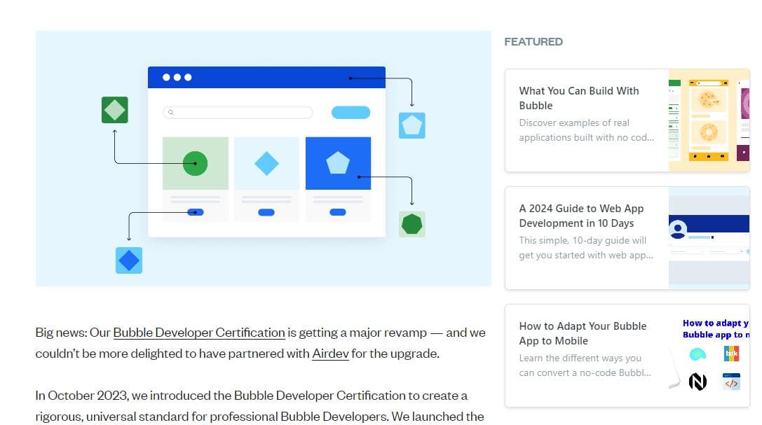 Level Up Your Skills and Credibility: Get Certified as a Bubble Developer