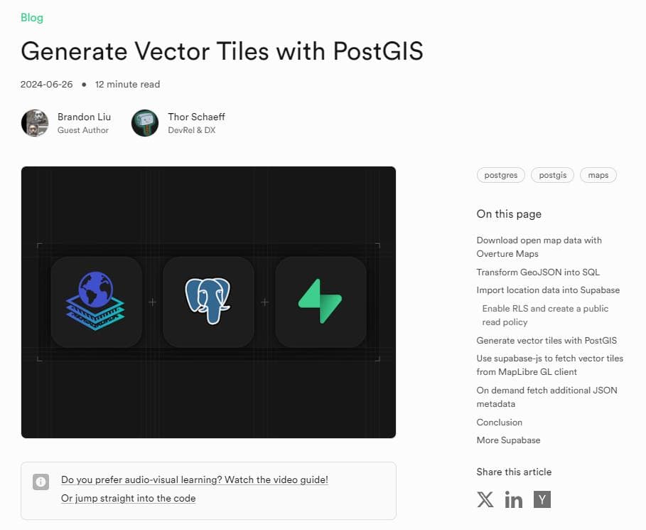 Supercharge Your Geospatial Apps with PostGIS and Vector Tiles: A Guide